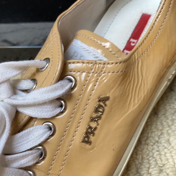 Prada Patent Leather low top sneaker. Size 36 - Picture 5 of 6